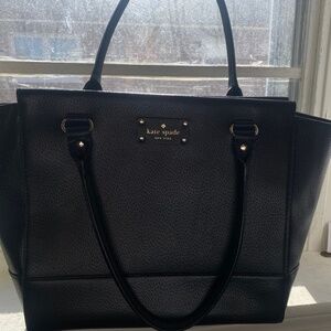Kate spade black tote bag